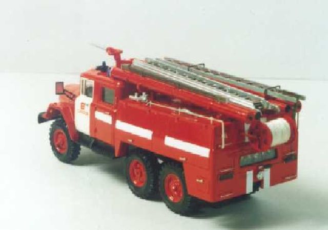 ZIL-131 off-road based fire pumper with double cab