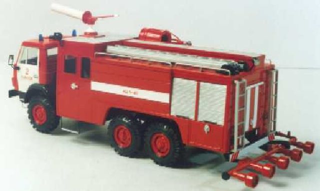 KAMAZ-43101 off-road truck based fire pumper AC 5-